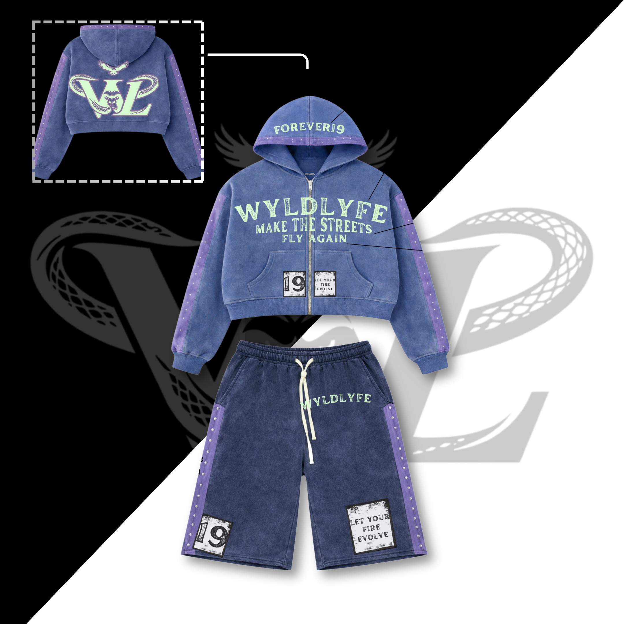 WYLDLYFE Evolution Set | Cosmic Purple Jacket Only