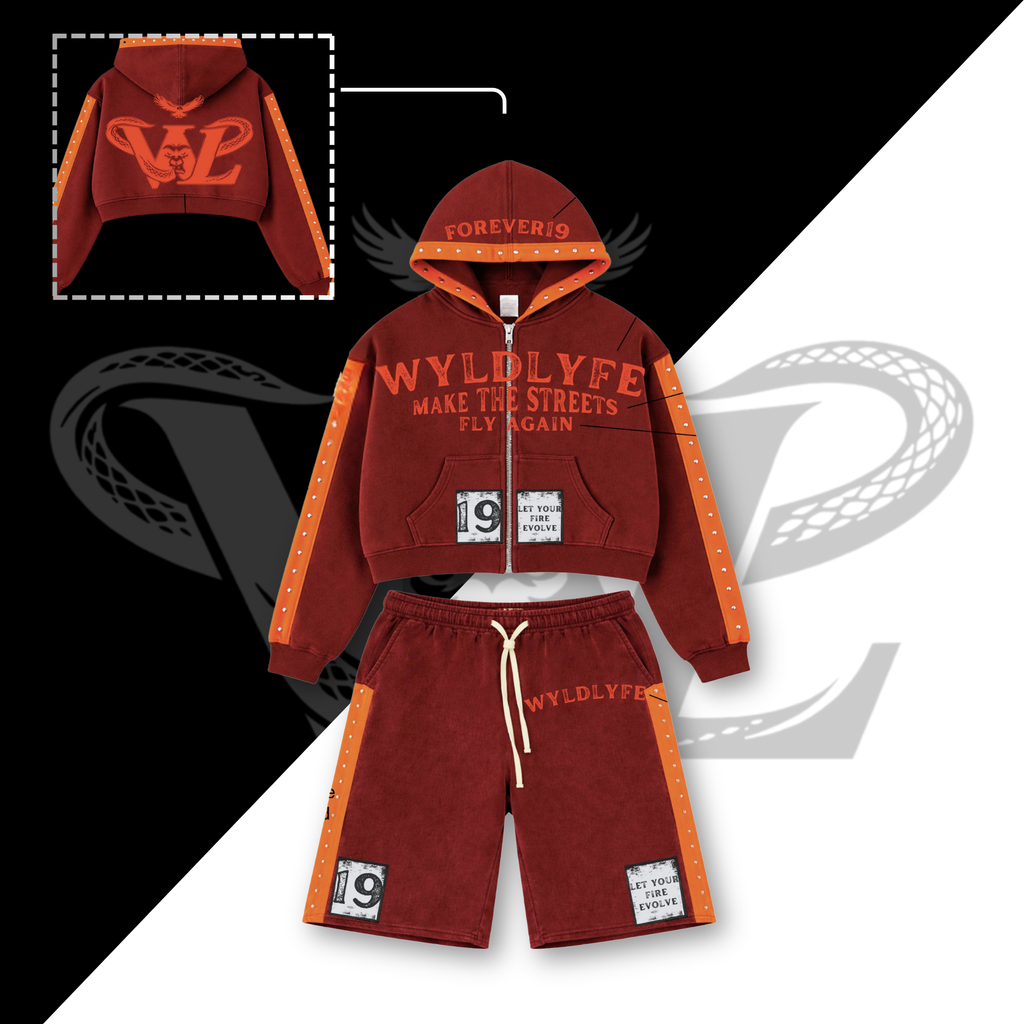 WYLDLYFE Evolution Set | Crimson Red Jacket Only