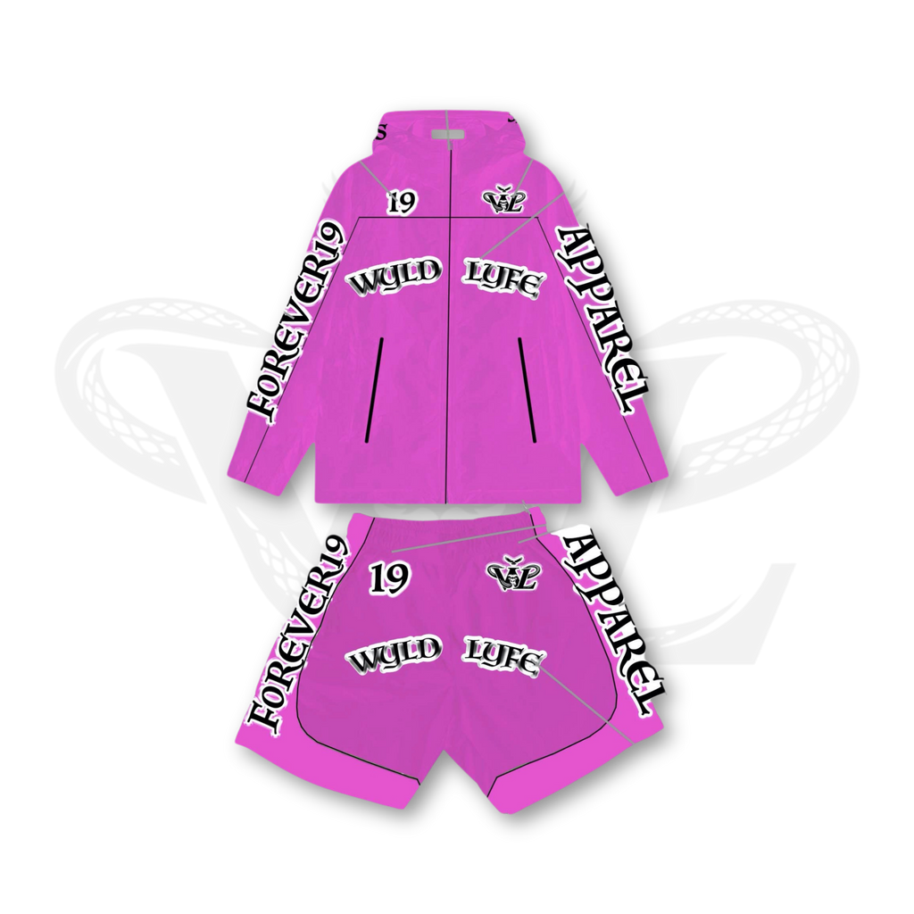 WYLDLYFE Windbreaker Set | Pink/Black