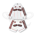 WYLDLYFE Windbreaker Set | White/Red